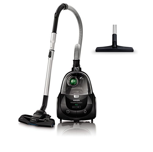 Philips FC8477/91 FC8477/91-Aspirador sin Bolsa con tecnología PowerCyclone 4, 750 W, 1.5 litros, 79 Decibelios, Negro