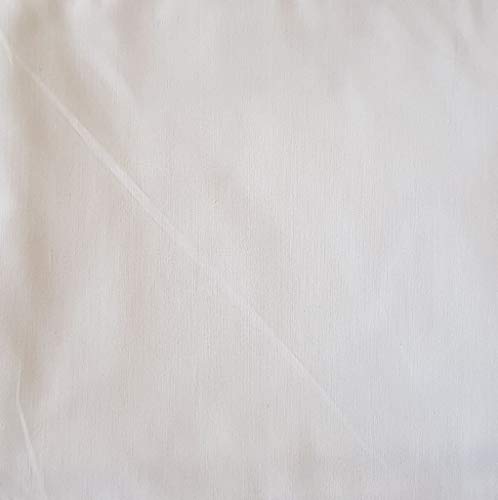 Pingianer - Tela de algodón para niños lisa, 100 % algodón, por metros, artesanía, tela de costura, algodón, crudo/beige., 50x160cm (13,98/m)