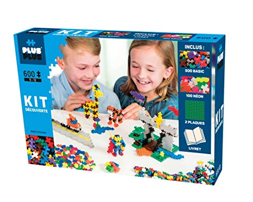 Plus-Plus - Kit de Cobertura de 600 Piezas, PP5019 Plus-Plus - Kit de Cobertura de 600 Piezas, PP5019