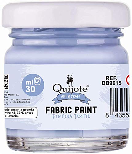 Quijote DB9615 - Pintura textil, especial para telas y tejidos, 30ml, color (Lila)