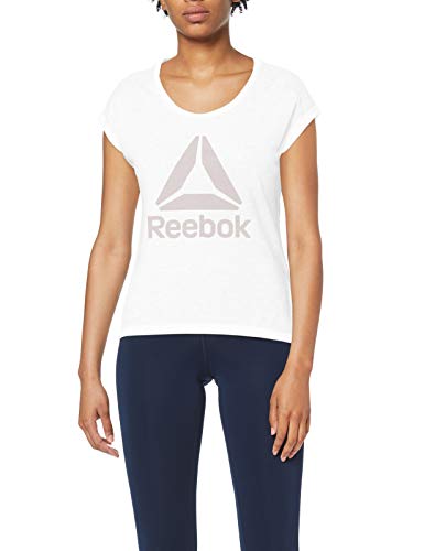 Reebok Wor Supremium 2.0 T Camiseta, Mujer, Blanco, S