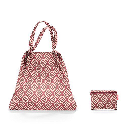 reisenthel Mini Maxi Loftbag Bolsa de tela y playa, 64 cm, Rosa (pink with white diamonds)