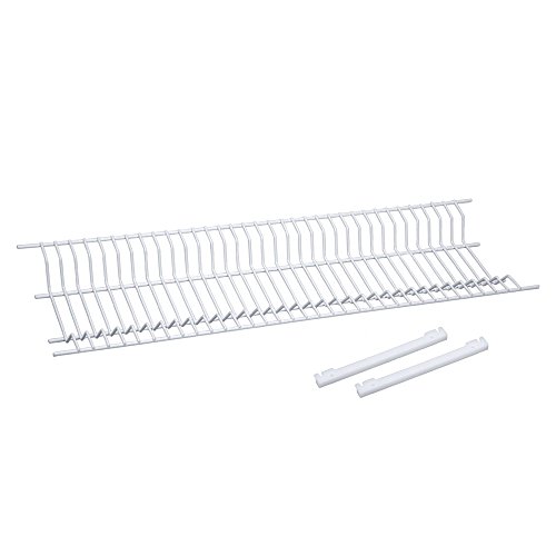 Sauvic Juego Escurreplatos Armario Inoxidable 85 Cm, Blanco, 65x22x5 cm