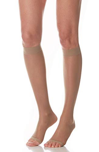 Scudotex Medias Cortas con Punta Abierta Talla 3 - 1 unidad Scudotex Medias Cortas con Punta Abierta Talla 3 - 1 unidad