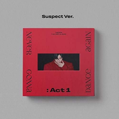 SHINEE TAEMIN NEVER GONNA DANCE AGAIN:ACT 1 3rd Regular Album [ SUSPECT ] Ver. CD+POSTER+PhotoBook+Card+etc+TRACKING CODE K-POP SEALED