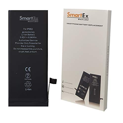 Smartex® Black Label Baterìa Compatible con iPhone SE Modelo 2020 - Capacidad 1821 mAh | Año 2020 | 2 Años de Garantía