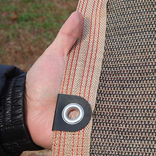 Sombra Solar Malla Marrón Tela para Cortinas con Ojales Y Borde con Cinta, 95% Resistente A Los Rayos UV Protector Solar Cubierta De Lona para Sombra para Toldo De Pérgola, Invernadero Y Terraza Sombra Solar Malla Marrón Tela para Cortinas con Ojales Y Borde con Cinta, 95% Resistente A Los Rayos UV Protector Solar Cubierta De Lona para Sombra para Toldo De Pérgola, Invernadero Y Terraza