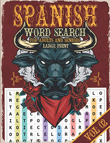 Spanish Word Search for Adults and Seniors Large Print Vol 02: 900 words to find - Sopa De Letras En Espanol Letra Grande Para Adultos y Mayores - Big ... Word Find - Best Christmas and birthday gift