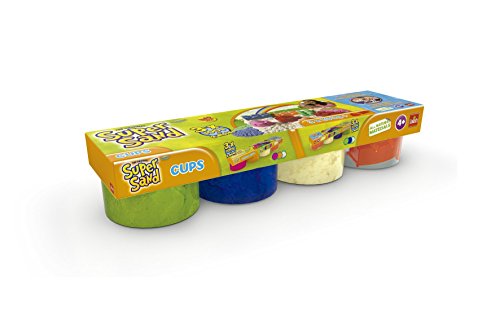 Super Sand Arena - Pack de 4 botes, color azul / verde / blanco / molde (Goliath 83222006) , color/modelo surtido Super Sand Arena - Pack de 4 botes, color azul / verde / blanco / molde (Goliath 83222006) , color/modelo surtido