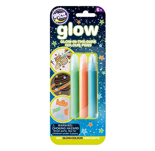 The Original Glowstars Company- Bolígrafos de Color Que Brillan en la Oscuridad. (B8505)