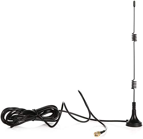 Tonton Cable de extensión de antena wifi de 3 m, 7 dBi, con base magnética para cámara wifi de seguridad inalámbrica IP.