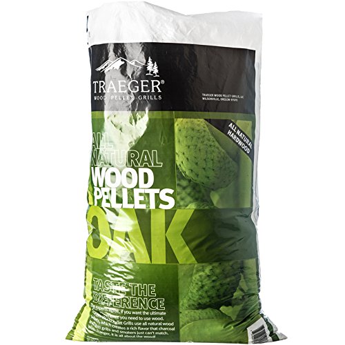 Traeger Madera dura pellets roble, 9 kg Bolsa Traeger Madera dura pellets roble, 9 kg Bolsa