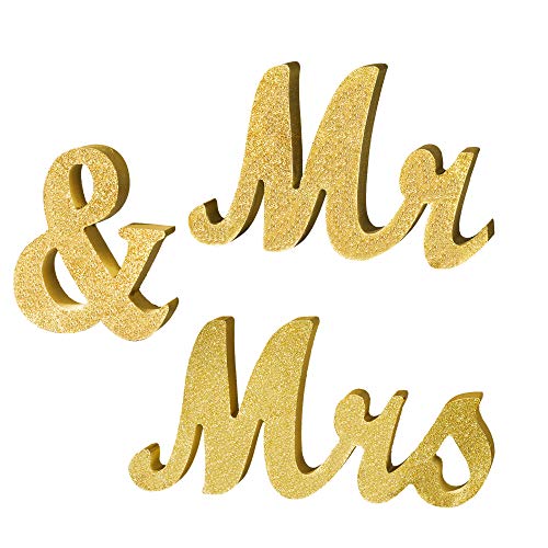 Vintage Mr & Mrs Letras de madera blancas para boda soporte de cartel figuras decoración de boda regalo hogar decoración