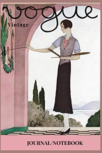 VINTAGE VOGUE Journal/Notebook: Cover from vintage 1929 Vogue magazine - 120 lined pages - 6" x 9"