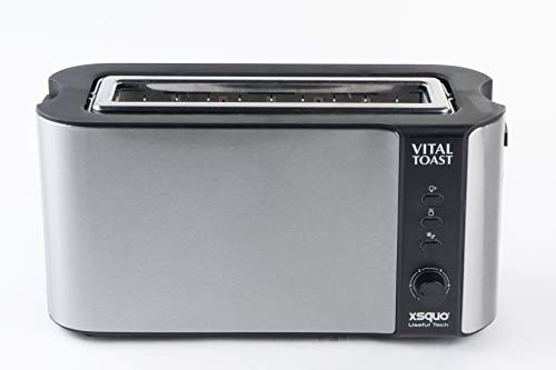 VITAL TOAST TOSTADORA CAPACIDAD DOS TOSTADAS RANURA XL. 1000W DE POTENCIA FUNCION DESCONGELADO Y RECALENTAR. 6 NIVELES DE POTENCIA Y PARRILLA POP UP PARA PANECILOS Y BOLLERIA DE XSQUO USEFUL TECH VITAL TOAST TOSTADORA CAPACIDAD DOS TOSTADAS RANURA XL. 1000W DE POTENCIA FUNCION DESCONGELADO Y RECALENTAR. 6 NIVELES DE POTENCIA Y PARRILLA POP UP PARA PANECILOS Y BOLLERIA DE XSQUO USEFUL TECH