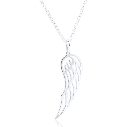 WANDA PLATA Collar ala de Angel Plata para Chica, Mujer Joven en Plata de Ley 925 Colgante y Cadena incluida 40 cm, ala de Angel, Ángel de la Guarda WANDA PLATA Collar ala de Angel Plata para Chica, Mujer Joven en Plata de Ley 925 Colgante y Cadena incluida 40 cm, ala de Angel, Ángel de la Guarda