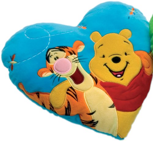 WINNIE THE POOH Disney 1254 5 - Cojín con Forma de corazón y diseño (33 x 33 cm)