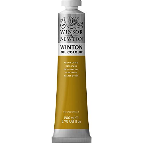 Winsor & Newton Winton - Tubo De Pintura Al Óleo, 200 ml, Ocre Amarillo