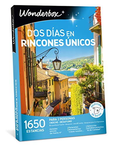 WONDERBOX Caja Regalo - Dos DÍAS EN RINCONES ÚNICOS - 1.650 estancias en España y Europa WONDERBOX Caja Regalo - Dos DÍAS EN RINCONES ÚNICOS - 1.650 estancias en España y Europa