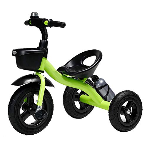 YGB Triciclos de Gama Alta para niños con Manillar de Asiento Ajustable, triciclos para niños de 2 a 6 años, Bicicleta de 3 Ruedas para niños/niñas, Carga de 50 kg
