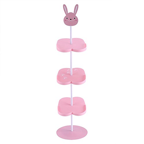 Yosoo - Soporte para zapatos infantil para 4 pares de zapatos, color rosa