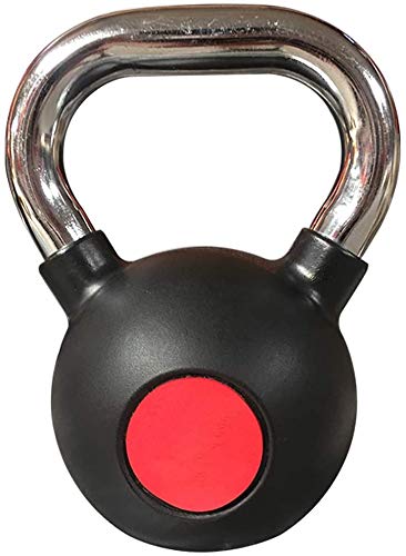 YSHCA Sport Kettle Bell, Superficie de Vinilo Pesa Rusa de Hierro Fundido para Entranamiento de Musculación Crosstraining,32KG