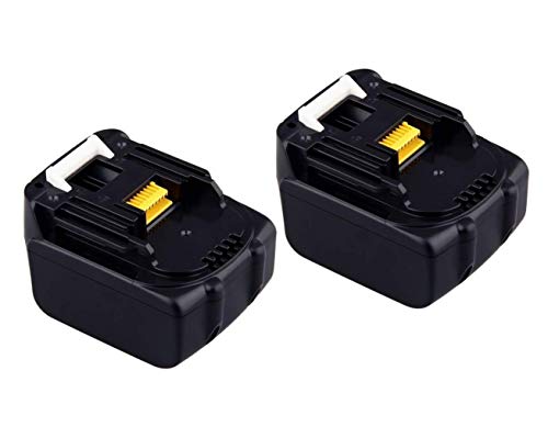 2 baterías BL1450 de ion de litio de 14,4 V y 5,0 Ah para batería de herramientas Makita de 14,4 V