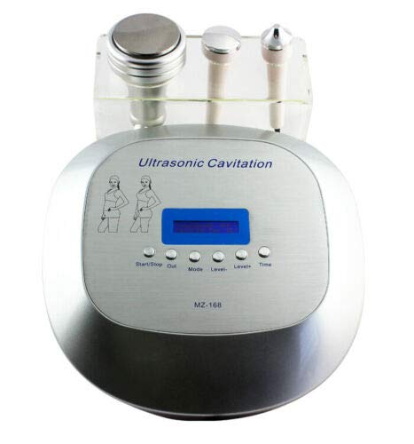 2 en 1 Máquina Adelgazante Ultrasonido, 40K Máquina de Cavitación Corporal Celulitis, Aparatos de Anticelulítica Salon Cuidado de Piel Facial, Cavitación por Ultrasonido