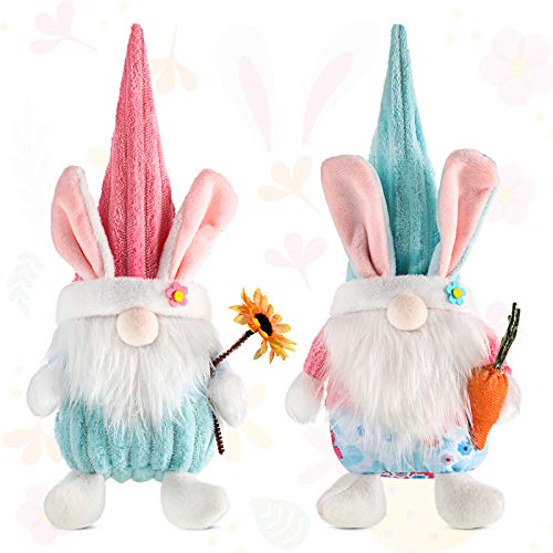 2 Piezas Decoraciones de Gnomos de Conejito de Pascua Adornos de Tomte de Conejo Decoración de Elfo Enano Nórdico Sueco Nisse Escandinavo Figura de Pascua Primavera 2 Piezas Decoraciones de Gnomos de Conejito de Pascua Adornos de Tomte de Conejo Decoración de Elfo Enano Nórdico Sueco Nisse Escandinavo Figura de Pascua Primavera