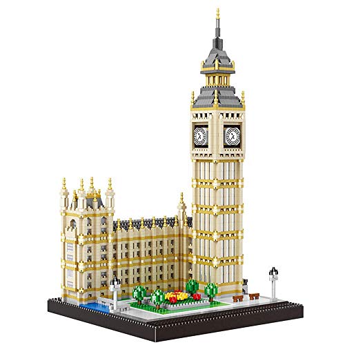3600 mini edificios Elizabeth Torre Big Ben modelo micro DIY mini edificio nano bloque de montaje 3D colección de juguetes