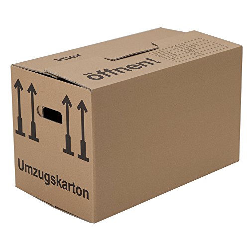 900 nuevas Cajas de cartón para mudanza XXL (Expedición) 2-ondulado / Volumen 84l / Medidas exteriores 660 x 360 x 380 mm