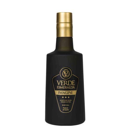 Aceite Verde Esmeralda Imagine | Botella de 500ml | Aceite de Oliva Virgen Extra | Variedad Royal