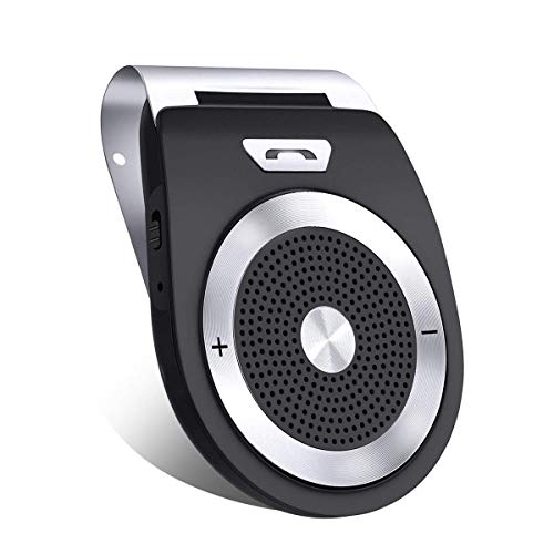 Aigoss Manos Libres Bluetooth 4.1 Coche Kit, Auto Power ON con Sensor de Movimiento Integrado y Aconectar Dos Teléfonos, Altavoz Inalámbrico para Teléfonos Móviles/Siri/Google Assistant/GPS/músic Aigoss Manos Libres Bluetooth 4.1 Coche Kit, Auto Power ON con Sensor de Movimiento Integrado y Aconectar Dos Teléfonos, Altavoz Inalámbrico para Teléfonos Móviles/Siri/Google Assistant/GPS/músic