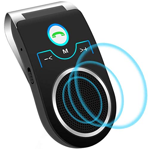 Aigoss Manos Libres Bluetooth Coche Kit con Google Assistant y Siri Kit de Coche Altavoz Inalámbrico con Ranura de Tarjeta TF, Soporta Conexión de 2 Teléfonos Simultáneamente, Negro Aigoss Manos Libres Bluetooth Coche Kit con Google Assistant y Siri Kit de Coche Altavoz Inalámbrico con Ranura de Tarjeta TF, Soporta Conexión de 2 Teléfonos Simultáneamente, Negro