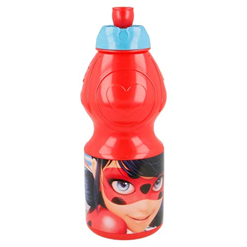 ALMACENESADAN 2651; Botella Sport Lady Bug; Miraculous; Capacidad 400 ml; Producto de plástico; No BPA