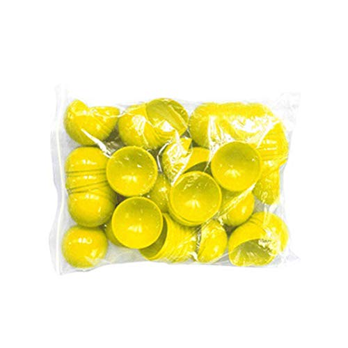 Amosfun Lotterie - Bolas de lotería, accesorios de plástico, bolas de bingo, bolas huecas, 40 mm, accesorios para fiestas, 25 unidades