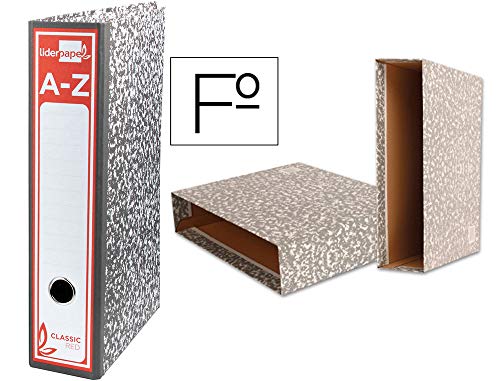 ARCHIVADOR DE PALANCA FOLIO JASPEADO GRIS CON CAJA (PACK DE 8 ARCHIVADORES) ARCHIVADOR DE PALANCA FOLIO JASPEADO GRIS CON CAJA (PACK DE 8 ARCHIVADORES)