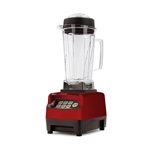 Batidora BioChef High Performance Blender – Batidora de vaso profesional 2L, 1600W, bajo consumo, BPA free. 10 años de garantía. (Rojo)