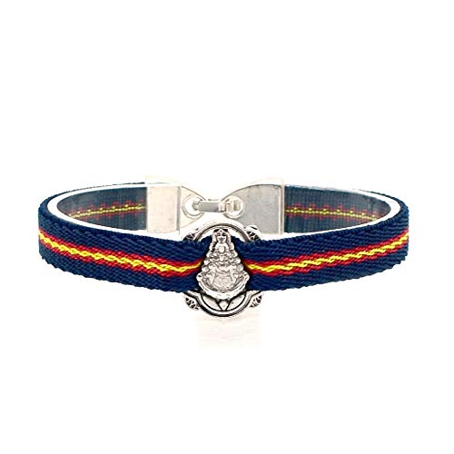 BDM Pulsera de la Virgen del Rocío, Brazalete de España. Medida 17-19 cm.