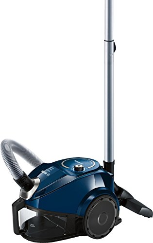 Bosch BGC3U130 - Aspiradora (600 W, 28 kWh, Aspiradora cilíndrica, Sin bolsa), color azul