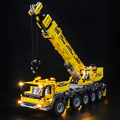 BRIKSMAX Kit de iluminación LED paraTechnicGrúa móvil MK II - Compatible con Lego 42009 Building Blocks Model- No incluir el Conjunto de Lego