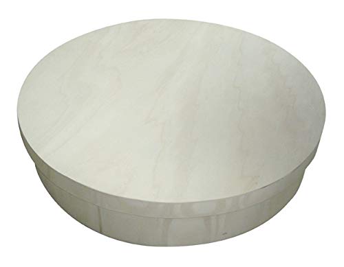 Caja sombrerera. En madera natural. Diámetro: 51 cms. Alto: 11 cms. Se puede pintar. Caja sombrerera. En madera natural. Diámetro: 51 cms. Alto: 11 cms. Se puede pintar.