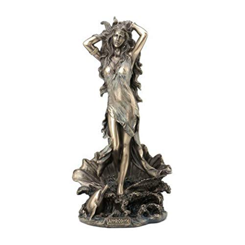 CAPRILO. Figura Mitológica Griega Decorativa de Resina Diosa Afrodita Saliendo del Mar Adornos y Esculturas. Figuras Elegantes. Regalos Originales. Decoración Hogar. 28 x 14 x 12 cm. CAPRILO. Figura Mitológica Griega Decorativa de Resina Diosa Afrodita Saliendo del Mar Adornos y Esculturas. Figuras Elegantes. Regalos Originales. Decoración Hogar. 28 x 14 x 12 cm.