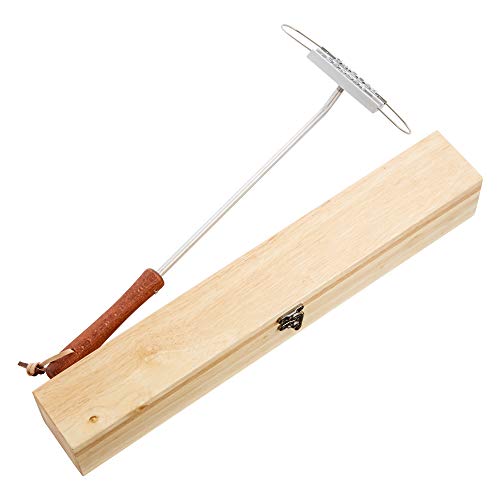 Casa Vivente Marcador de Carne para Hombres Aluminio Asa de Madera Letras Intercambiables Recetas con Carne Longitud Caja de Madera Incluida 47 cm Casa Vivente Marcador de Carne para Hombres Aluminio Asa de Madera Letras Intercambiables Recetas con Carne Longitud Caja de Madera Incluida 47 cm