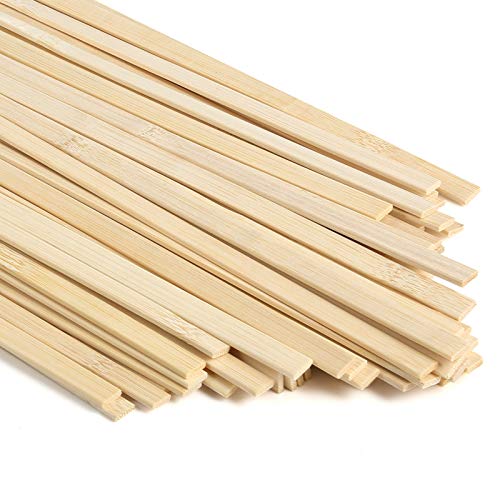 Caydo 64 palitos de bambú natural de madera extralargos para manualidades (15.7 pulgadas de largo x 3/8 pulgadas de ancho) Caydo 64 palitos de bambú natural de madera extralargos para manualidades (15.7 pulgadas de largo x 3/8 pulgadas de ancho)