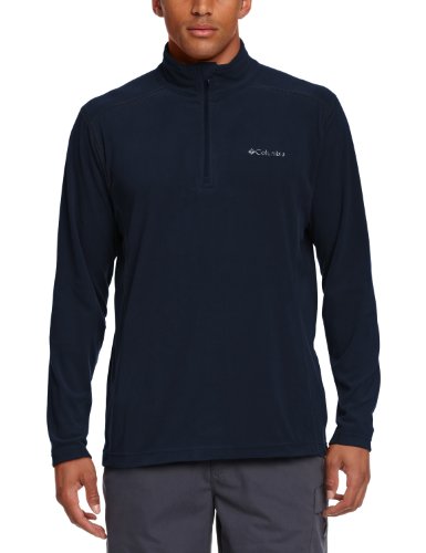 Columbia Klamath Range II Forro Polar con Media Cremallera, Hombre, Azul (Collegiate Navy Solid), M