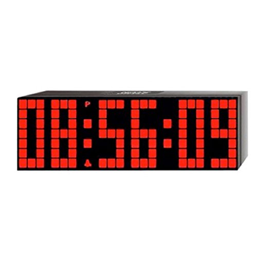 Despertador Reloj Grande de LED Cuenta reloj de pared temporizador Reloj LED Digital / Cuenta atrás / adelante Reloj con control remoto