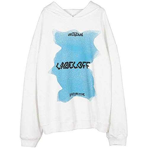 DUTUI Sudaderas Estampadas personalizadas, Jersey ancho y cómodo, Top de manga larga Hip-Hop de Carretera, Sudaderas Deportivas y para el tiempo libre de hombre, blanco, XL DUTUI Sudaderas Estampadas personalizadas, Jersey ancho y cómodo, Top de manga larga Hip-Hop de Carretera, Sudaderas Deportivas y para el tiempo libre de hombre, blanco, XL