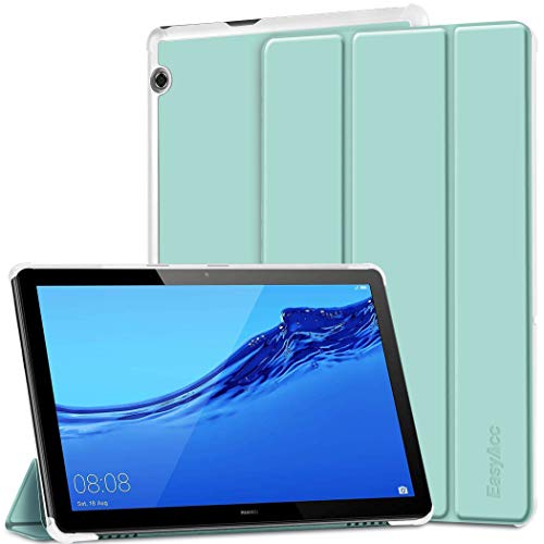 EasyAcc Funda Carcasa Compatible con Huawei Mediapad T5 10 2018, Protectora Ultra Delgada con Dos Funciones de Soporte Ajustables y Auto-Desbloquear Cover Protector, Menta Verde EasyAcc Funda Carcasa Compatible con Huawei Mediapad T5 10 2018, Protectora Ultra Delgada con Dos Funciones de Soporte Ajustables y Auto-Desbloquear Cover Protector, Menta Verde