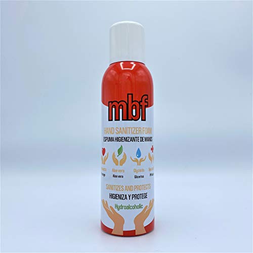 ESPUMA HIGIENIZANTE DE MANOS. Espuma sin aclarado para limpiar las manos. Protege tus manos, con aloe vera, glicerina y PH neutro. Aerosol 200 ml. Espuma hidroalcoholic ultraligera de fácil absorción. ESPUMA HIGIENIZANTE DE MANOS. Espuma sin aclarado para limpiar las manos. Protege tus manos, con aloe vera, glicerina y PH neutro. Aerosol 200 ml. Espuma hidroalcoholic ultraligera de fácil absorción.